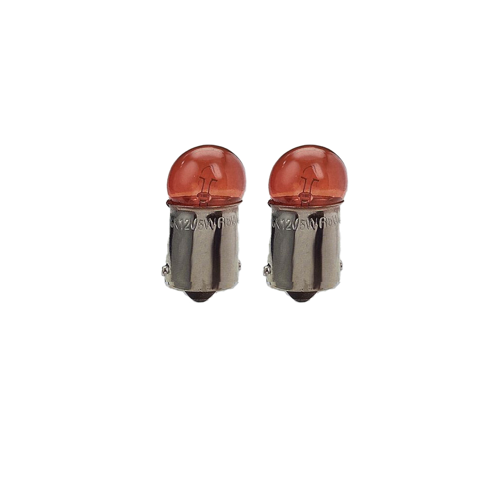 R5W 12V 5W BA15s (ΦΟΥΝΤΟΥΚΙ) ΠΟΡΤΟΚΑΛΙ ΣΥΣΚΕΥΑΣΙΑ 2ΤΕΜ.