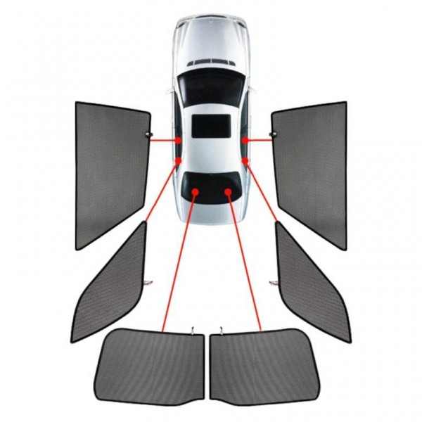 CarShades - ΚΟΥΡΤΙΝΑΚΙΑ  CAR SHADES ΓΙΑ MG ZS SUV 5D 2017+ - 6 ΤΕΜ. (PVC.MG-ZS-5-A)