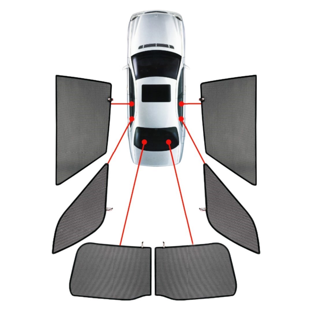 CarShades - ΚΟΥΡΤΙΝΑΚΙΑ  CAR SHADES ΓΙΑ SEAT IBIZA 5D 2008+ - 6 ΤΕΜ. (PVC.SEA-IBIZ-5-B)