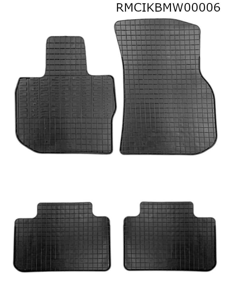 Cik - ΠΑΤΑΚΙΑ ΑΥΤΟΚΙΝΗΤΟΥ ΑΠΟ ΛΑΣΤΙΧΟ ΓΙΑ BMW X3 2017+ ΣΕ ΜΑΥΡΟ ΧΡΩΜΑ ΧΩΡΙΣ ΚΟΥΜΠΩΜΑΤΑ - 4 ΤΕΜ. (RM.BM.0006/CK)