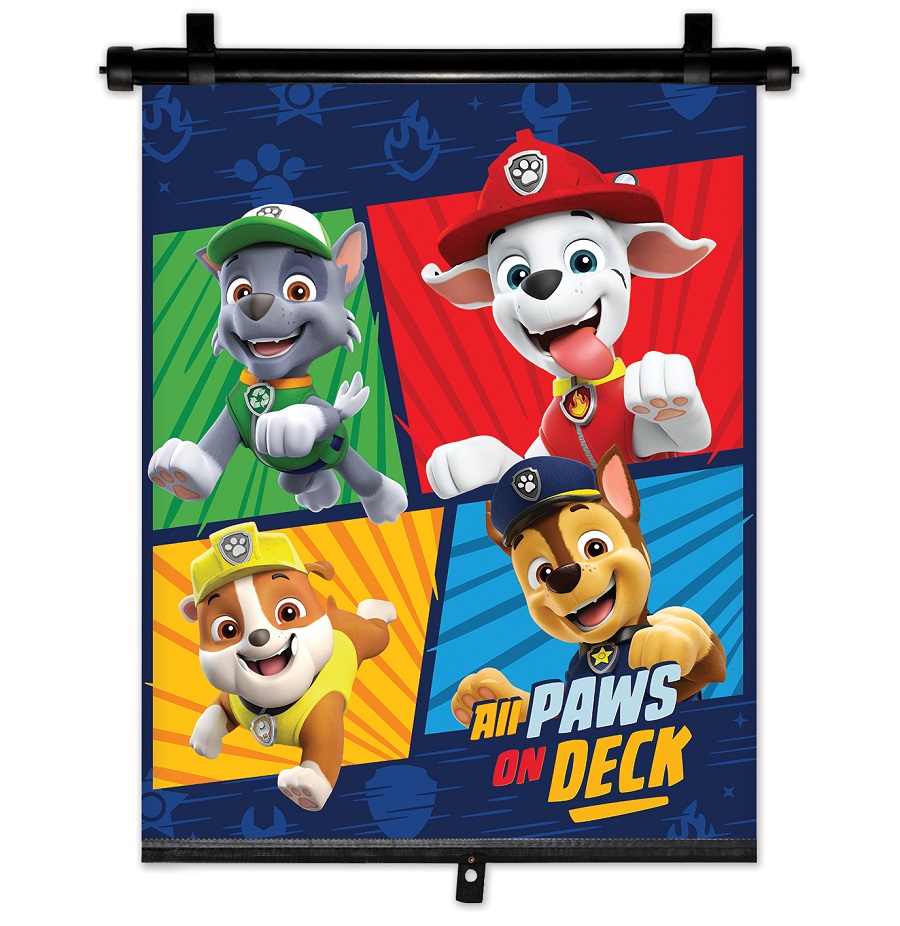 Amio - ΚΟΥΡΤΙΝΑΚΙ ΗΛΙΟΠΡΟΣΤΑΣΙΑΣ ΣΕ ΡΟΛΟ PAW PATROL BOY 36x45cm ΓΙΑ ΠΛΑΙΝΟ ΤΖΑΜΙ/ΠΙΣΩ ΠΑΡΜΠΡΙΖ - 1 ΤΕΜ. (S34024/AM)