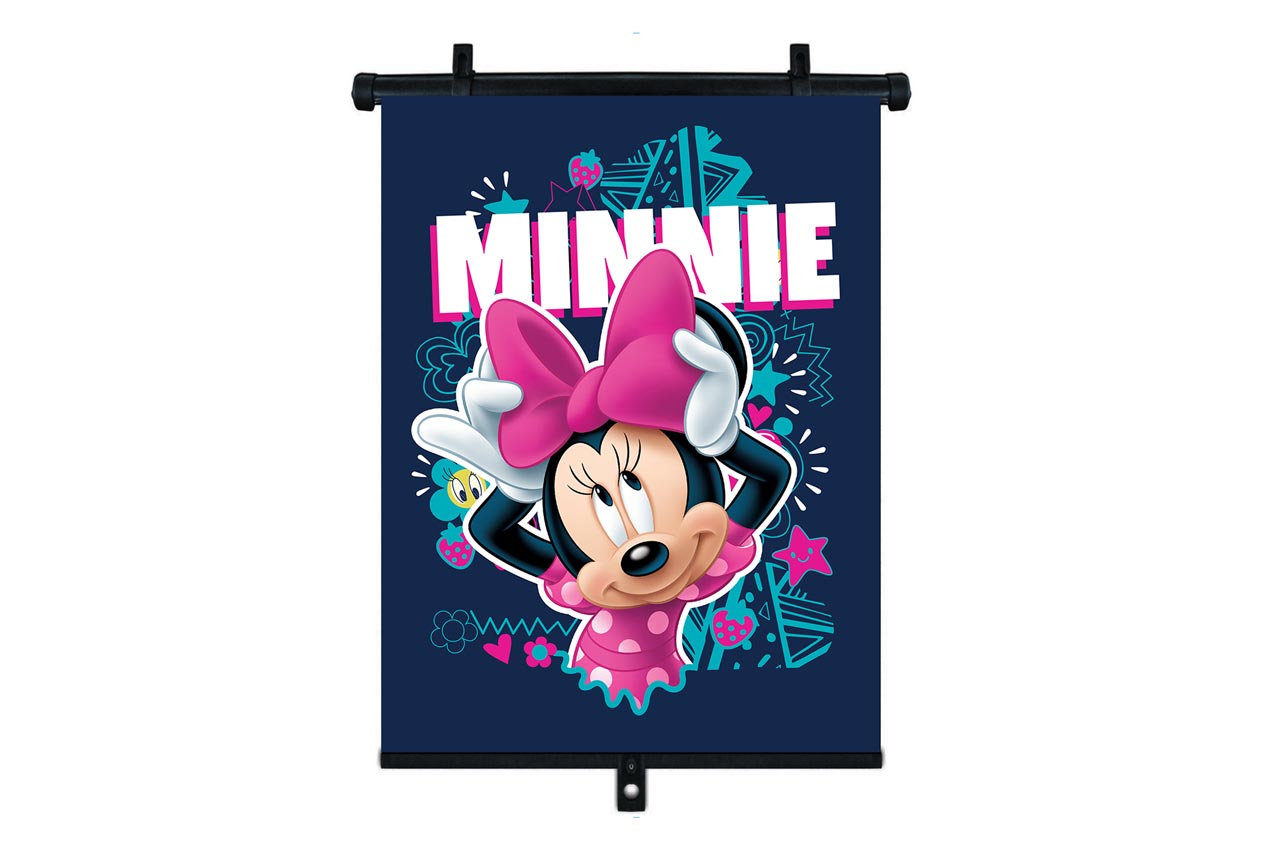 Amio - ΚΟΥΡΤΙΝΑΚΙ ΗΛΙΟΠΡΟΣΤΑΣΙΑΣ ΣΕ ΡΟΛΟ MINNIE 36x45cm ΓΙΑ ΠΛΑΙΝΟ ΤΖΑΜΙ/ΠΙΣΩ ΠΑΡΜΠΡΙΖ - 1 Τεμ. (S59309/AM)