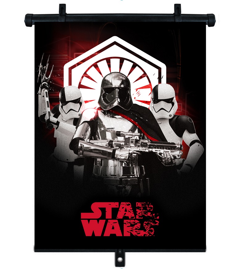 Amio - ΚΟΥΡΤΙΝΑΚΙ ΗΛΙΟΠΡΟΣΤΑΣΙΑΣ ΣΕ ΡΟΛΟ STAR WARS STORMTROOPER 36x45cm ΓΙΑ ΠΛΑΙΝΟ ΤΖΑΜΙ/ΠΙΣΩ ΠΑΡΜΠΡΙΖ - 1 Τεμ. (S59321/AM)