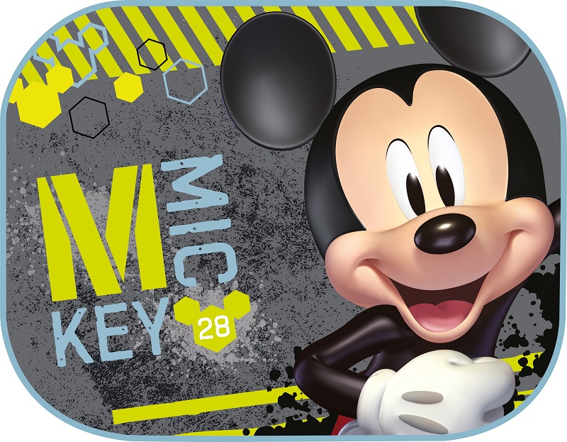 Amio - ΗΛΙΟΠΡΟΣΤΑΣΙΕΣ ΠΛΑΙΝΕΣ MICKEY ΜΕ ΒΕΝΤΟΥΖΑ 44x35cm - 2 Τεμ. (S59330/AM)