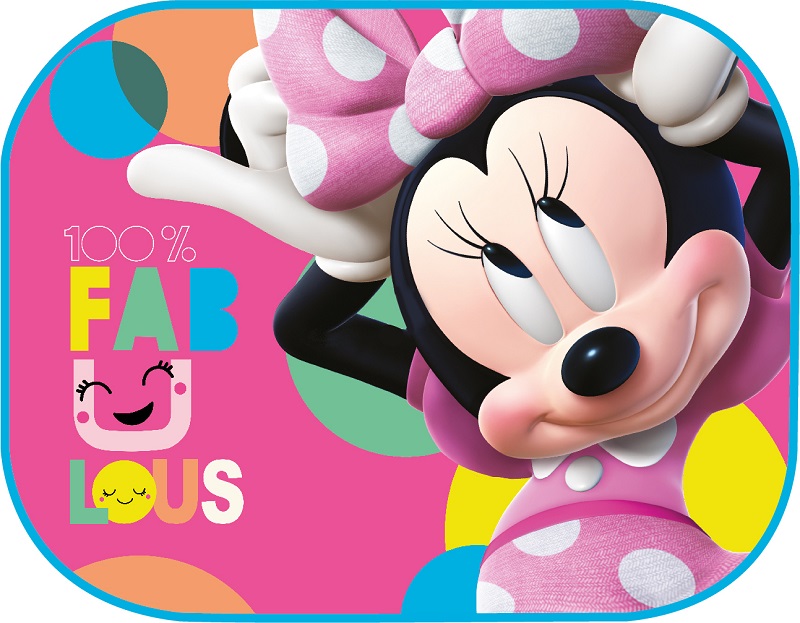 Amio - ΗΛΙΟΠΡΟΣΤΑΣΙΕΣ ΠΛΑΙΝΕΣ MINNIE ΜΕ ΒΕΝΤΟΥΖΑ 44x35cm - 2 Τεμ. (S59332/AM)