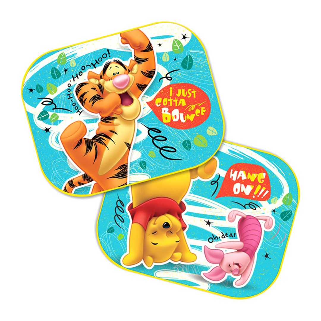 ΗΛΙΟΠΡΟΣΤΑΣΙΕΣ ΠΛΑΙΝΕΣ WINNIE THE POOH ΜΕ ΒΕΝΤΟΥΖΑ 44x35cm AMiO  2 ΤΕΜ
