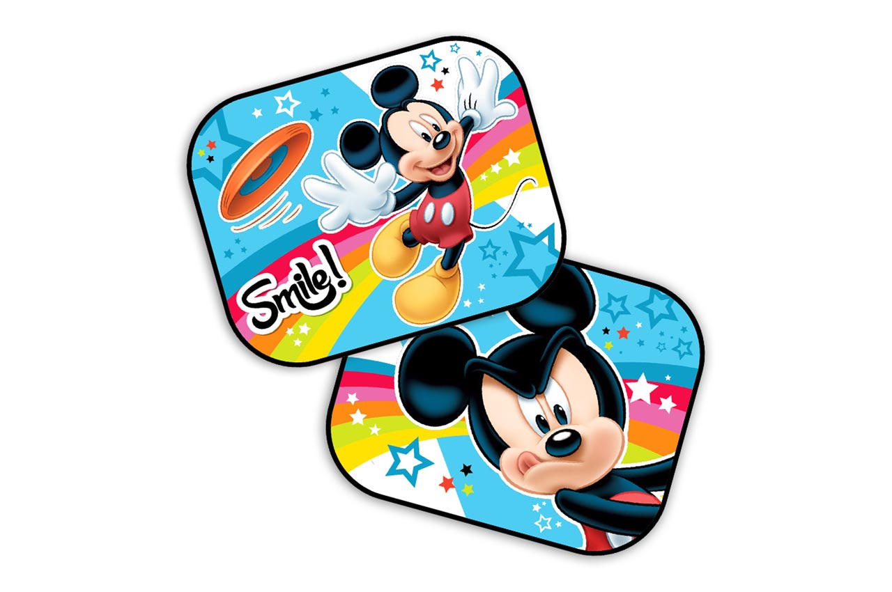 ΗΛΙΟΠΡΟΣΤΑΣΙΕΣ ΠΛΑΙΝΕΣ MICKEY ΜΕ ΒΕΝΤΟΥΖΑ ΑΜΙΟ - 2 ΤΕΜ