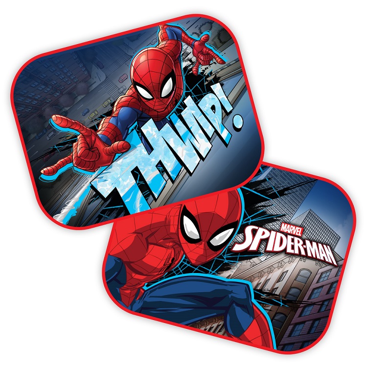 ΗΛΙΟΠΡΟΣΤΑΣΙΕΣ ΠΛΑΙΝΕΣ SPIDER MAN ΜΕ ΒΕΝΤΟΥΖΑ 2TEM 44x35cm AMIO