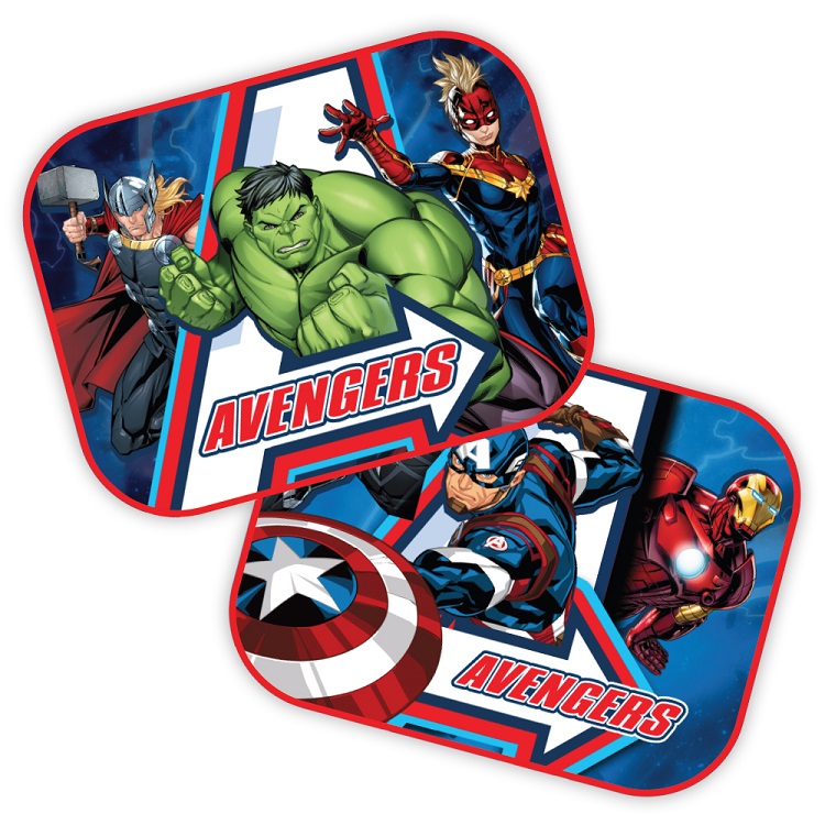 ΗΛΙΟΠΡΟΣΤΑΣΙΕΣ ΠΛΑΙΝΕΣ AVENGERS ΜΕ ΒΕΝΤΟΥΖΑ 2TEM 44x35cm AMIO
