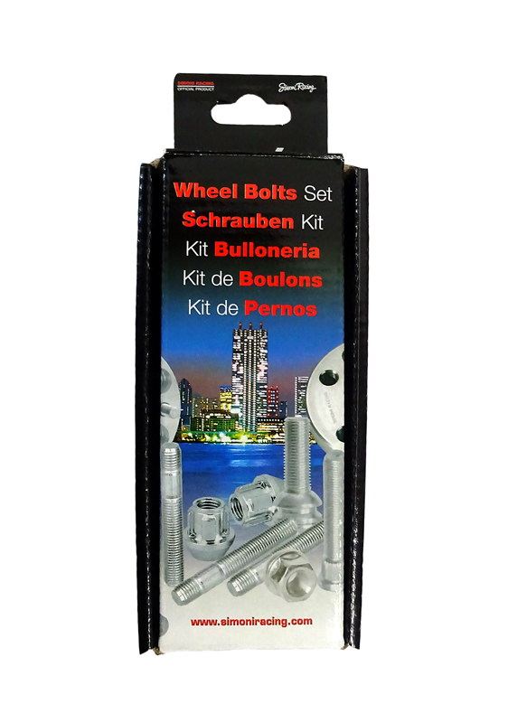 Simoni Racing - ΠΑΞΙΜΑΔΙ ΚΩΝΙΚΟ 12χ1,25 (50mm) (19) ΚΟΚΚΙΝΟ 10ΤΕΜ.