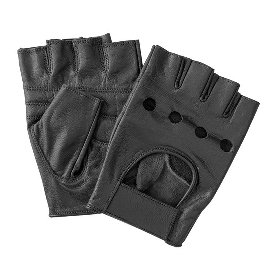 ΓΑΝΤΙΑ ΟΔΗΓΟΥ ΔΕΡΜΑΤΙΝΑ ΜΑΥΡΑ ΜΙΣΑ L VINTAGE GLOVES