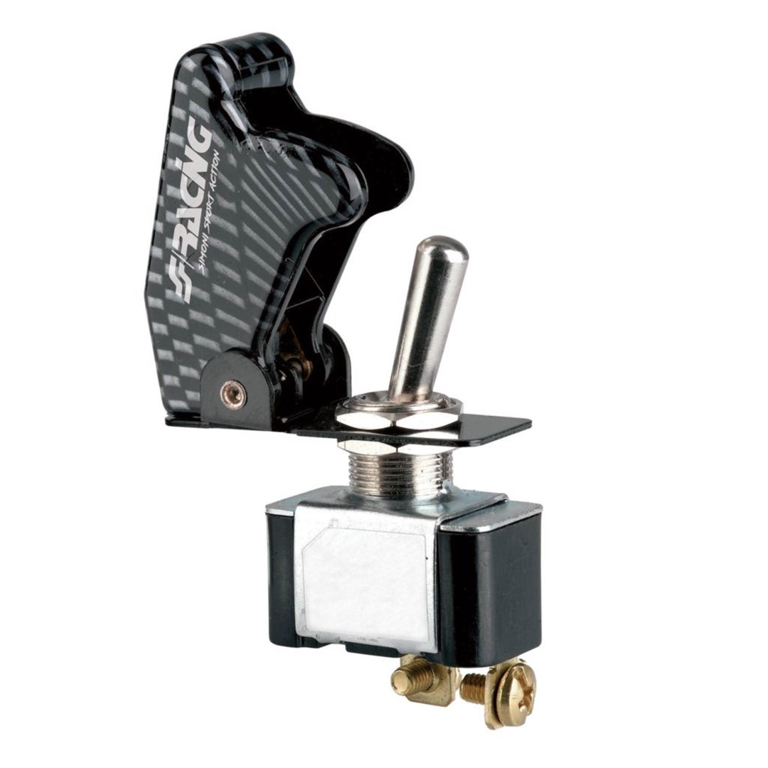 ΔΙΑΚΟΠΤΗΣ ONOFF BABY GO ΑΕΡΟΠΟΡΙΚΟΥ ΤΥΠΟΥ 12V 20A CARBON ΜΕ ΚΑΠΑΚΙ