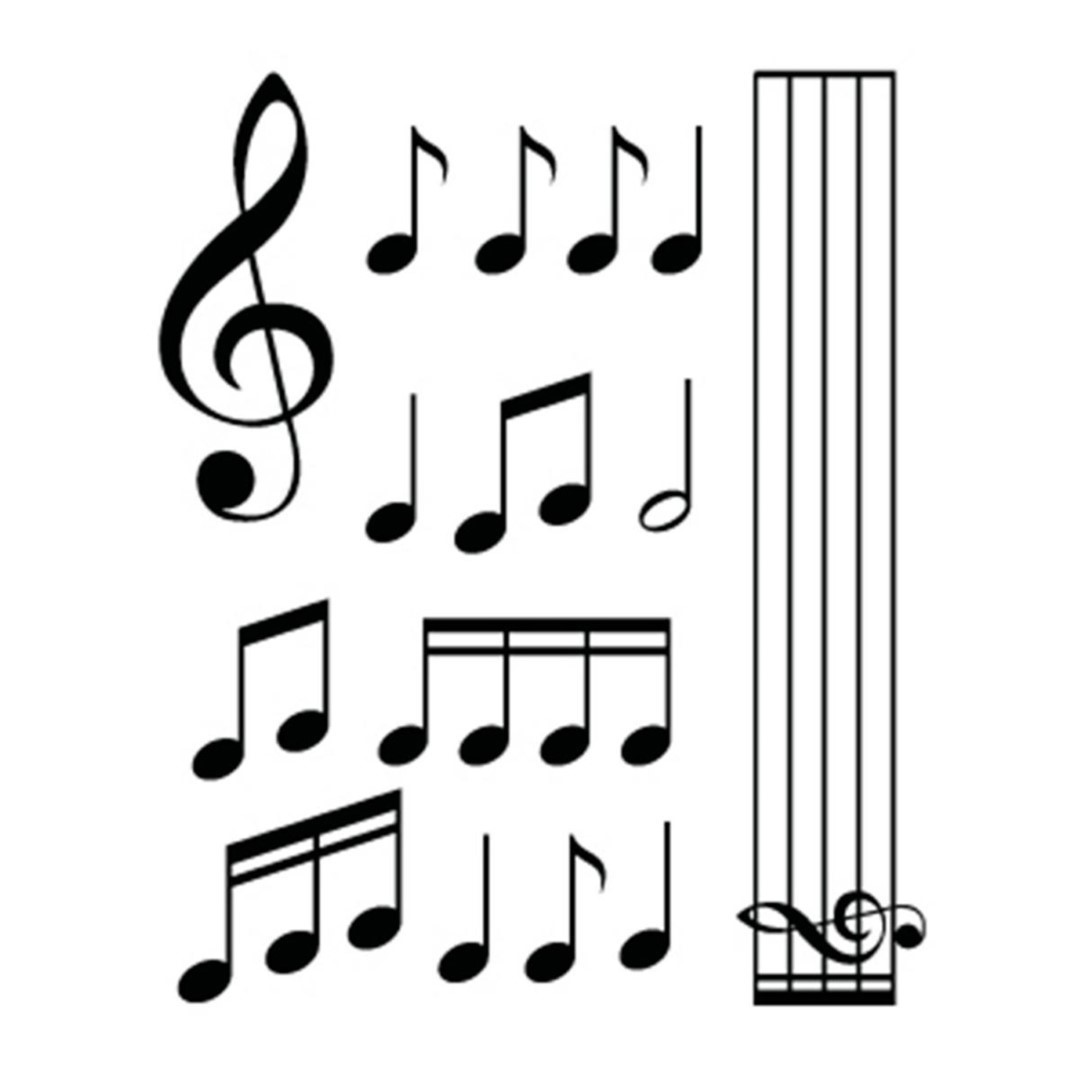 ΑΥΤΟΚΟΛΛΗΤΑ ΝΟΤΕΣ MUSIC ΦΥΛΛΟ 12 Χ 10 cm - 15 ΤΕΜ