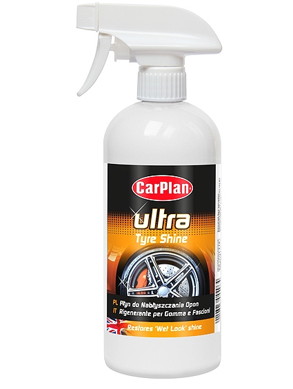 ΥΓΡΟ ΓΥΑΛΙΣΜΑΤΟΣ ΕΛΑΣΤΙΚΩΝ ΣΕ ΣΠΡΕΙ CARPLAN ULTRA TYRE SHINE 500ML
