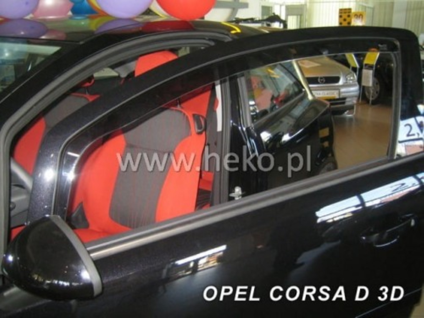 ΑΝΕΜΟΘΡΑΥΣΤΕΣ ΓΙΑ OPEL CORSA D/E 3D 09/2006-2014 ΖΕΥΓΑΡΙ ΑΠΟ ΕΥΚΑΜΠΤΟ ΦΙΜΕ ΠΛΑΣΤΙΚΟ HEKO - 2 ΤΕΜ.