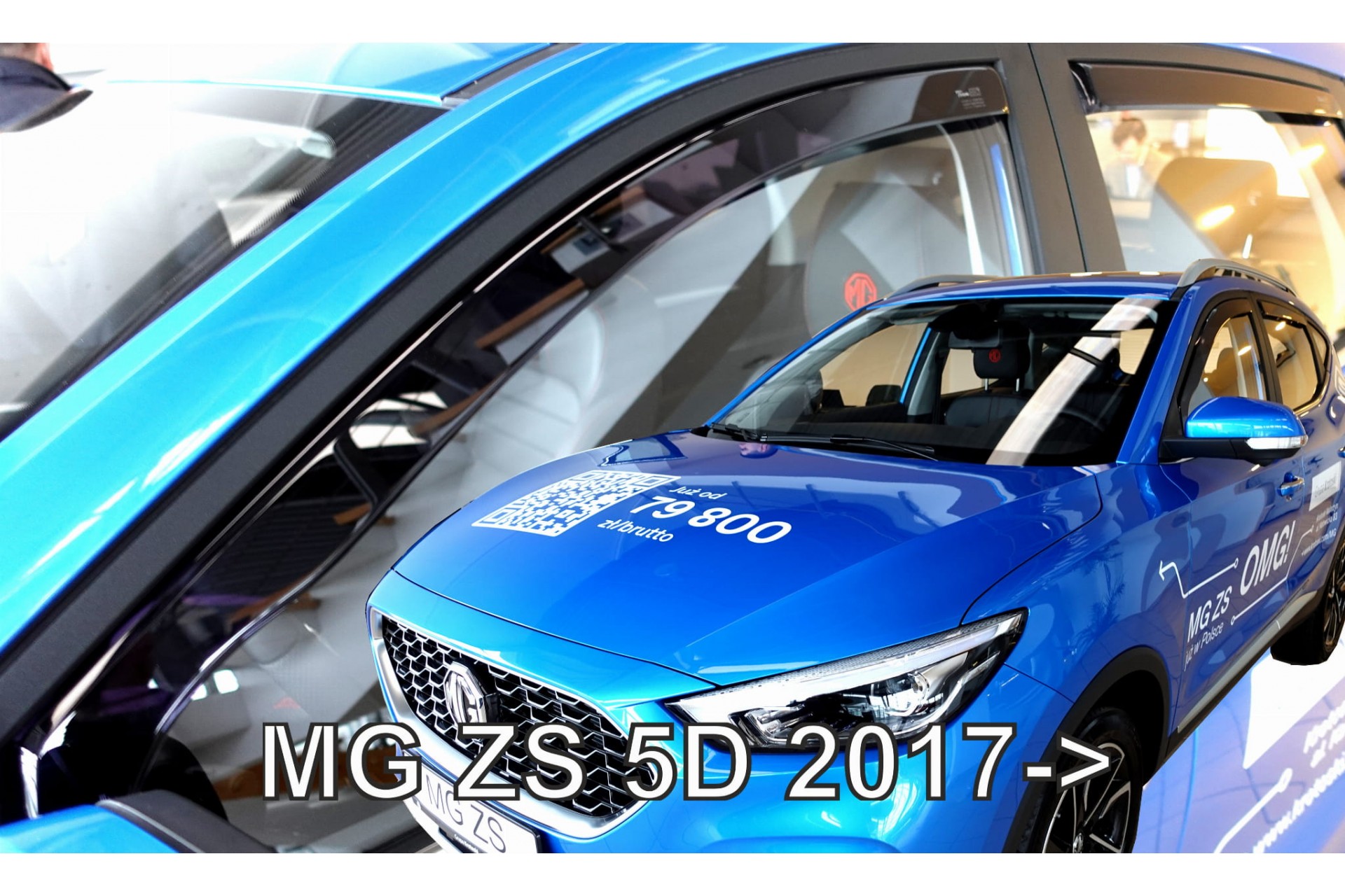 ΑΝΕΜΟΘΡΑΥΣΤΕΣ ΓΙΑ MG ZS 5D 2017+ ΣΕΤ ΑΥΤΟΚΙΝΗΤΟΥ ΑΠΟ ΕΥΚΑΜΠΤΟ ΦΙΜΕ ΠΛΑΣΤΙΚΟ HEKO - 4 ΤΕΜ.