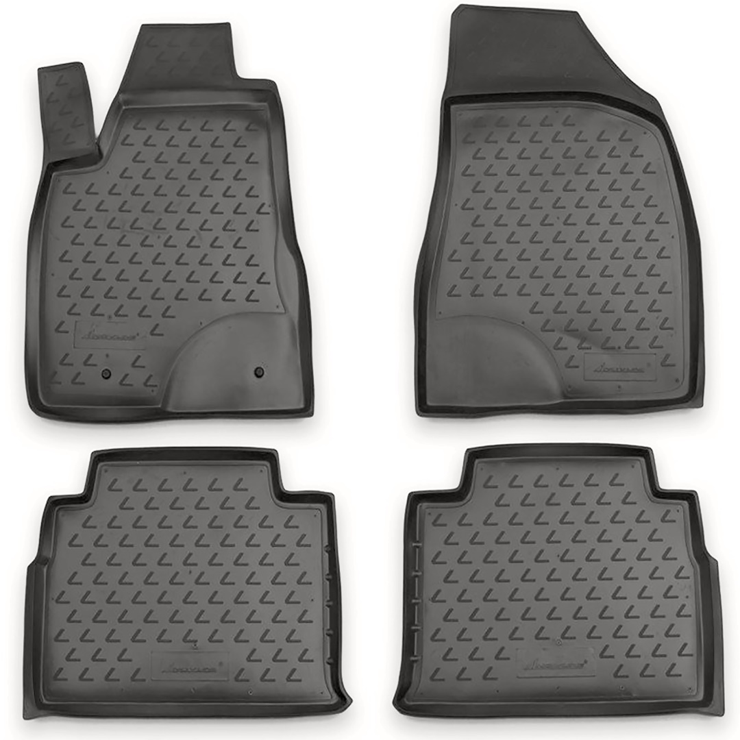 ΜΑΡΚΕ ΠΑΤΑΚΙΑ ΣΕ ΣΚΑΦΗ TPE ΛΑΣΤΙΧΟ ΓΙΑ LEXUS RX 350 2003-2009  ΣΕ ΑΝΘΡΑΚΙ ΣΚΟΥΡΟ ΓΚΡΙ ΧΡΩΜΑ NOVLINE - 4 ΤΕΜ