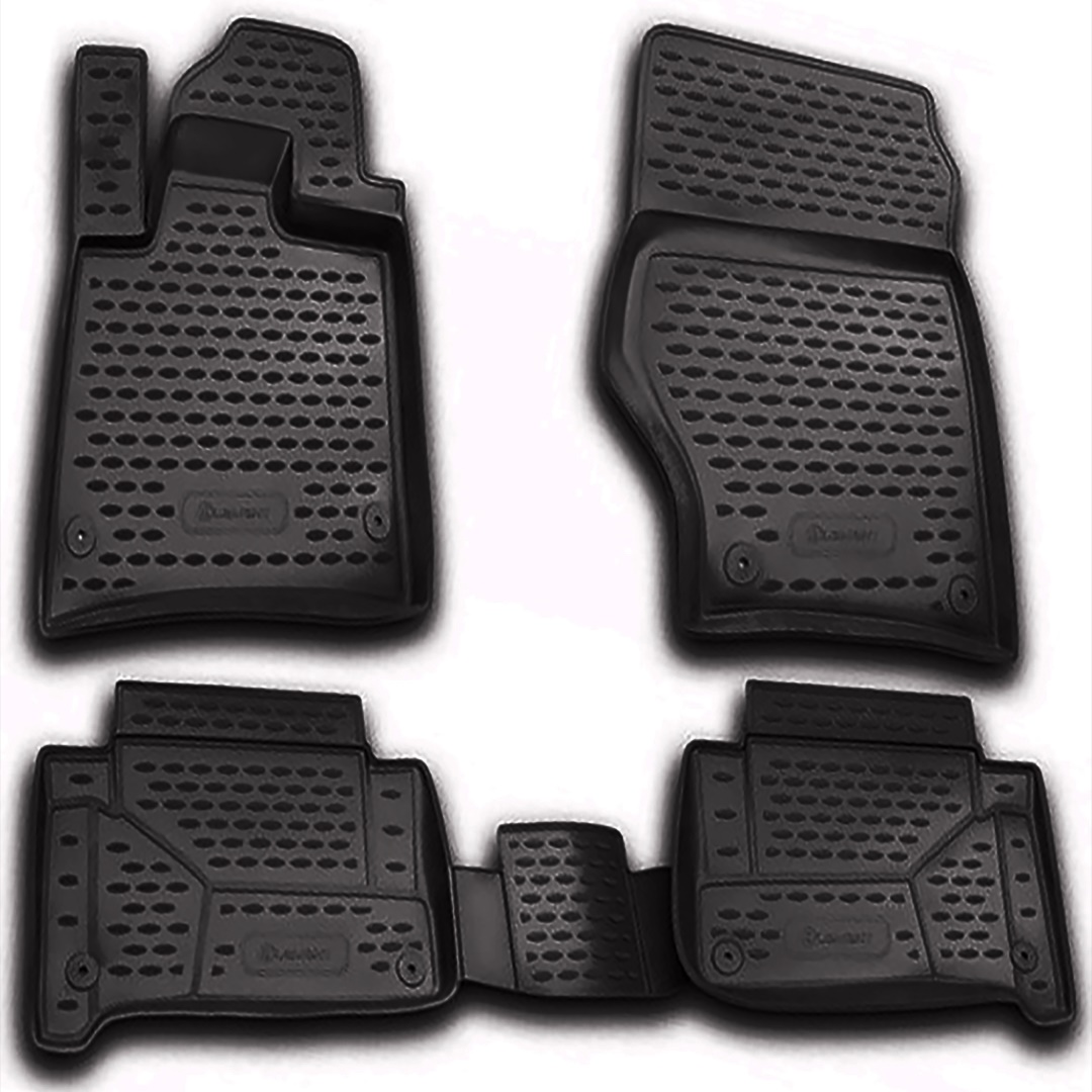 ΠΑΤΑΚΙΑ ΣΕ ΣΚΑΦΗ TPE ΛΑΣΤΙΧΟ ΓΙΑ AUDI Q7 2005-2015  ΣΕ ΜΑΥΡΟ ΧΡΩΜΑ NOVLINE - 4 ΤΕΜ.