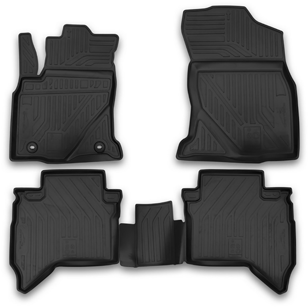 ΜΑΡΚΕ ΠΑΤΑΚΙΑ ΣΕ ΣΚΑΦΗ TPE ΛΑΣΤΙΧΟ ΓΙΑ TOYOTA HILUX 4D 082015  ΣΕ ΜΑΥΡΟ ΧΡΩΜΑ NOVLINE - 4 ΤΕΜ
