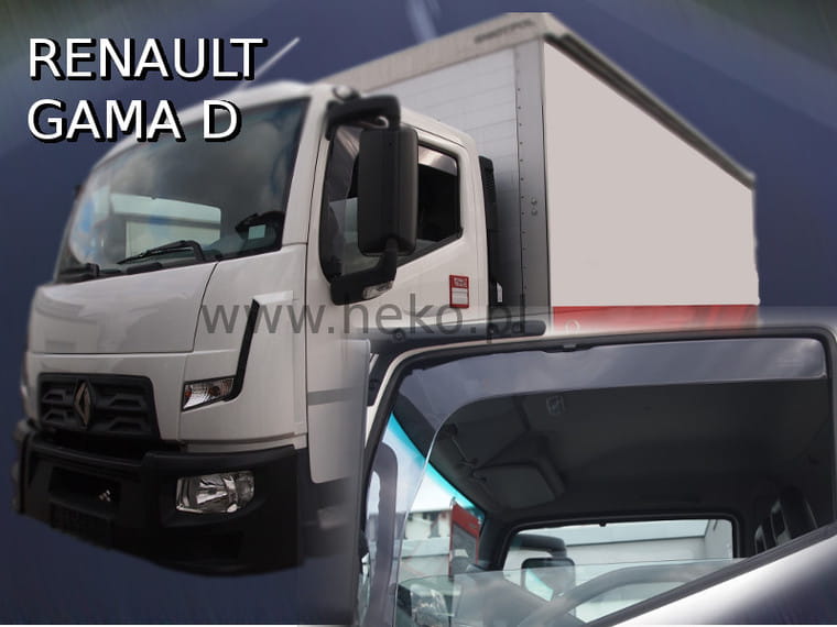 ΑΝΕΜΟΘΡΑΥΣΤΕΣ ΓΙΑ RENAULT Gama D Cab 2,0 (3,5-7,5 T)2014R - ΖΕΥΓΑΡΙ ΑΠΟ ΕΥΚΑΜΠΤΟ ΦΙΜΕ ΠΛΑΣΤΙΚΟ HEKO - 2 ΤΕΜ.
