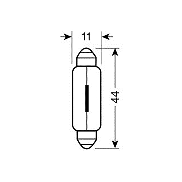 Λαμπακια Σωληνωτα 12V-10W - Thumbnail 2
