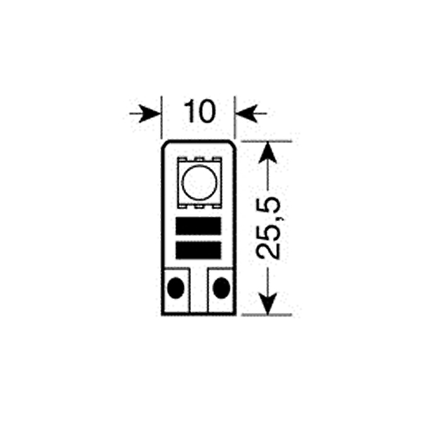 T10 W5W 12V W2,1X9,5D 28LM HYPER-LED6 Λευκο Διαθλασης 2SMDX3CHIPS (διπλοεστιακο- Can-bus) 2 Τεμ. - Thumbnail 3