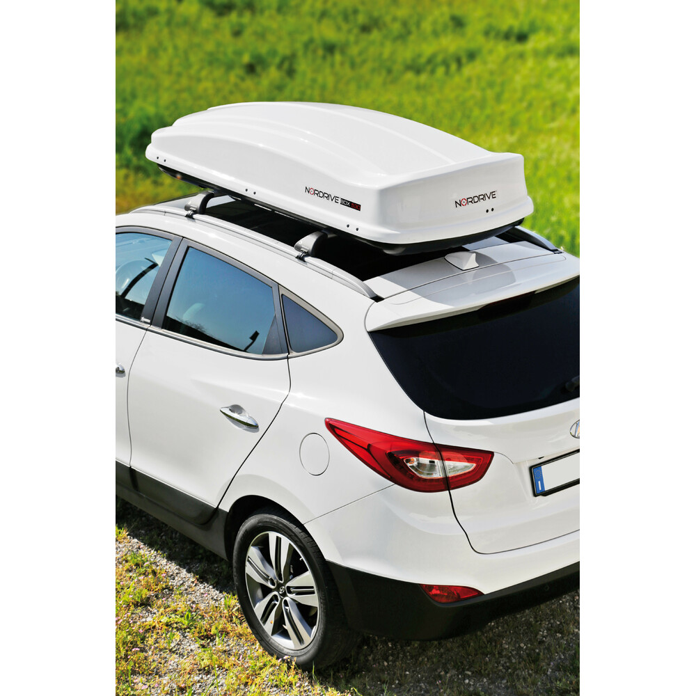 Μπαγκαζιερα Οροφης NORDRIVE Box 530 Lt Λευκη Με Γυαλιστερη Υφη - 1 Τεμ. - Thumbnail 4