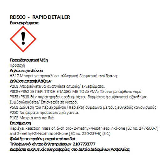 RAPID DETAILER 500ML