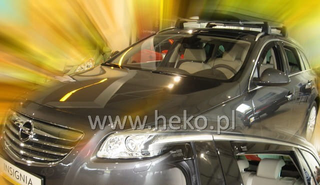 Ανεμοθραυστες Για Opel Insignia 5D Combi 2009-2017 Σετ Αυτοκινητου Απο Ευκαμπτο Φιμε Πλαστικο HEKO - 4 Τεμ.