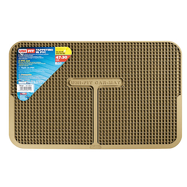 Πατακι Λαστιχο Μπεζ Uni-fit 47X30CM 1τεμ. - Thumbnail 2