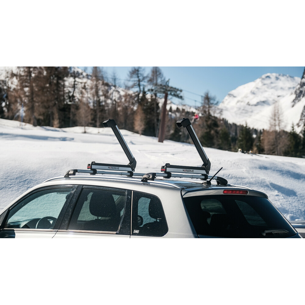 Βαση Σκι Οροφης 6 Ζευγαρια Σκι /4 Snowboard Αλουμινιου Με Κλειδι Nordic-king 80CM - Thumbnail 19