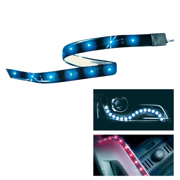 Ταινια Bootes Με 15 LED Μπλε Χρωμα 30CM