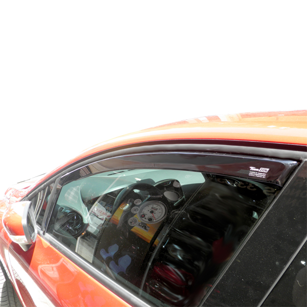 Ανεμοθραυστες Για Renault Clio Iv 5D 2012-2019 Ζευγαρι Απο Ευκαμπτο Φιμε Πλαστικο HEKO - 2 Τεμ. - Thumbnail 2