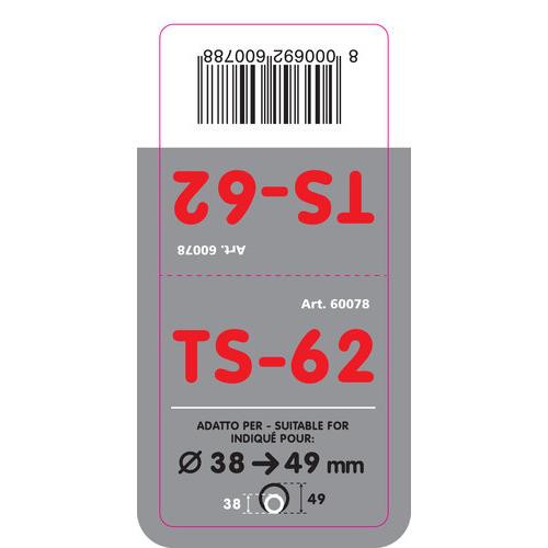 Ακρο Εξατμισης TS-62 Φ 38-49MM - Στρογγυλο Λοξο - Thumbnail 4