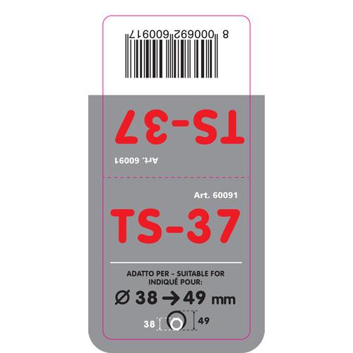 Ακρο Εξατμισης TS-37 Φ 38-49MM - Στρογγυλο - Thumbnail 4
