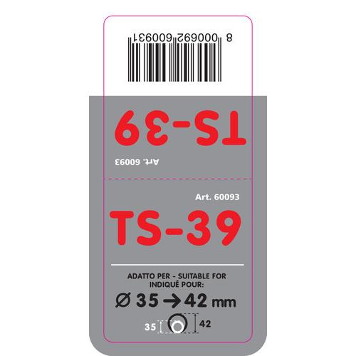 Ακρο Εξατμισης TS-39 Φ 35-42MM - Στρογγυλο Λοξο - Thumbnail 4