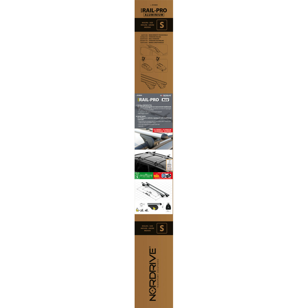 Μπαρες Οροφης Για S/w Rail-top Αλουμινιου 108CM Με Κλειδι 2τεμ. - Thumbnail 7