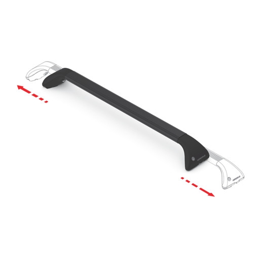 Μπαρες Sw Μαυρες Snap-fit Με Κλειδι 109-136 Cm - Thumbnail 3