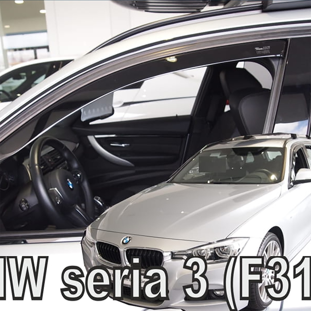 Ανεμοθραυστες Για Bmw Σειρα 3 F30/F31 4D/5D 2012-2018 Ζευγαρι Απο Ευκαμπτο Φιμε Πλαστικο HEKO - 2 Τεμ. - Thumbnail 2