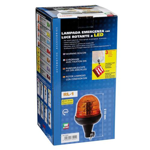 Φάρος Βιδωτός  RL-1 12V/24V Με Din 125X210MM - Thumbnail 2