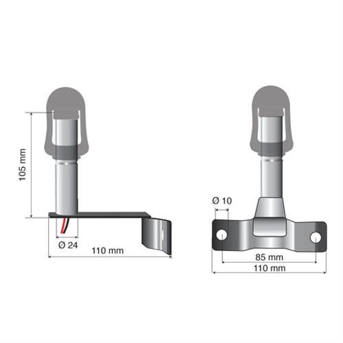 Βάση Στήριξης Φάρου FIX-7 85MM - Thumbnail 2