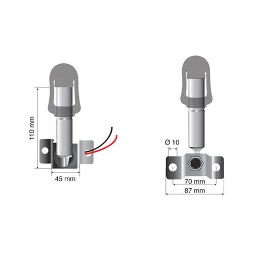 Βάση Στήριξης Φάρου FIX-8 70MM - Thumbnail 2