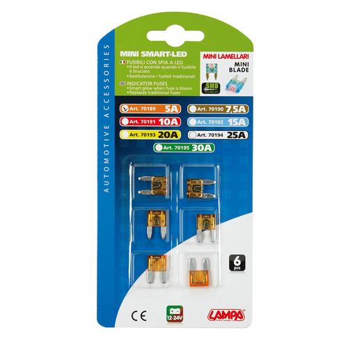 Ασφάλειες Mίνι 15A 12/24V Smart-LED 6τεμ. - Thumbnail 3