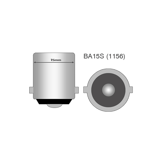 Λάμπα BA15S (R10W /P21W) 5XSMD 5050 12V Λευκή 2τεμ - Thumbnail 4