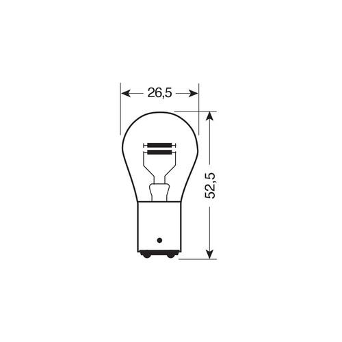 P21/5W 12V BAY15D Διπολικο Blu-xe  Blister - 2τεμ. - Thumbnail 4