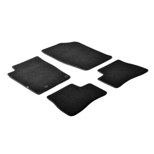 ΠΑΤΑΚΙΑ EXECUTIVE ΜΟΚΕΤΑ ΓΙΑ PEUGEOT 206 3D / 5D 09/1998-02/2009 / PEUGEOT 206 SW 09/2002-06/2007 / PEUGEOT 206 Plus 2009-2013 ΣΕ ΜΑΥΡΟ ΧΡΩΜΑ ME ΚΟΥΜΠΩΜΑΤΑ LAMPA - 4 ΤΕΜ.