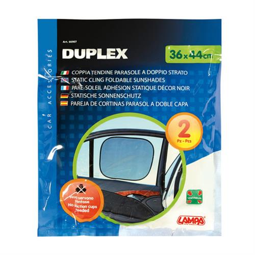 Κουρτινακια Πλαινα Στατικα Duplex 44 Χ 36 Cm (χωρις Βεντουζες)  - 2 Τεμ. - Thumbnail 5