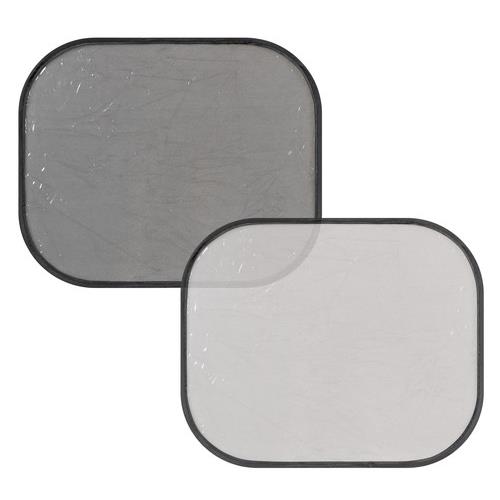 Κουρτινακια Πλαινα Στατικα Duplex 44 Χ 36 Cm (χωρις Βεντουζες) - 2 Τεμ.