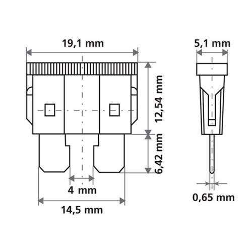 Ασφάλειες 5A 12/24V Smart-LED 6τεμ. - Thumbnail 2
