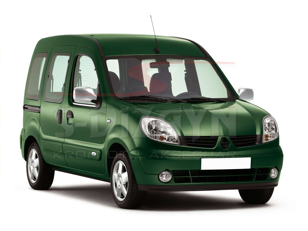 Καπακια Καθρεπτη Χρωμιου Μεταλλικα Για Renault Kangoo 1 04-07 Χρωμίου ABS